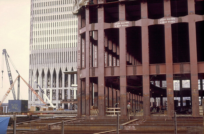 WTC steel clad building