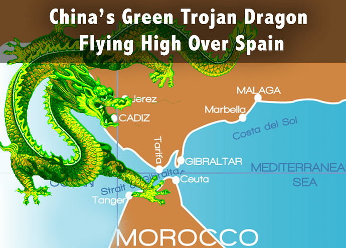 China's Green Trojan Dragon Flying High Over Spain