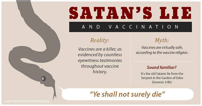 Satan's lie and vaccination