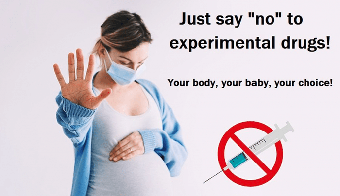 pregnant women - just say no