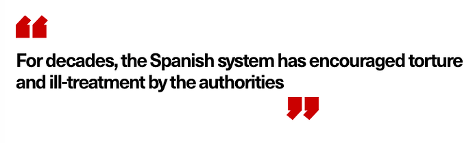Spanish system torture