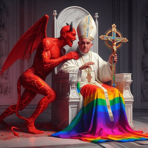 Satan and pope