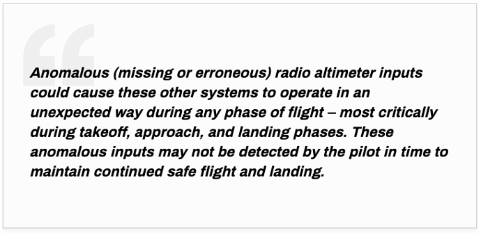 FAA warning