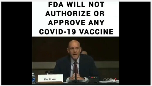 FDA will not authorize vaccine until...