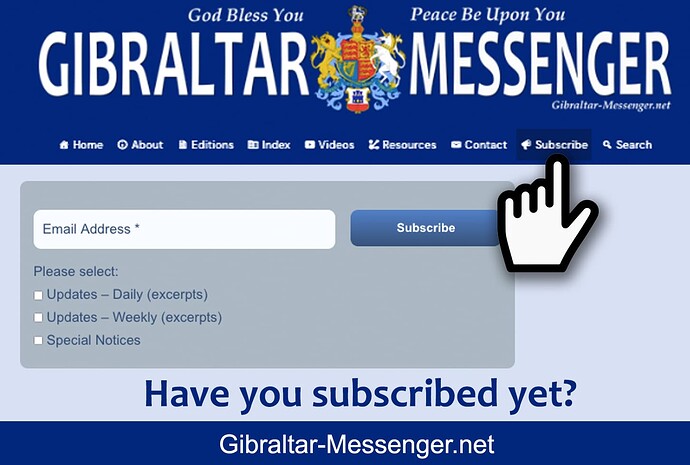 Subscribe to Gibraltar-Messenger.net