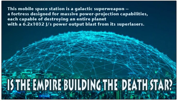 The Empire is building The Death Star