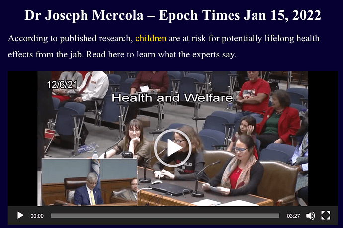 Joseph Mercola- Do More Children Die From the COVID Shot Than From COVID?