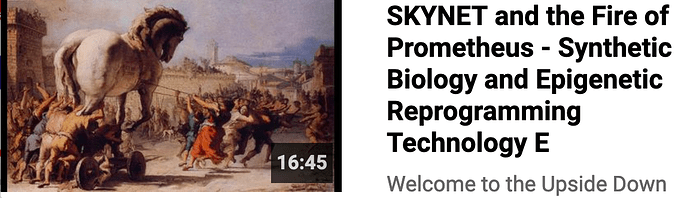 Synthetic Biology Skynet and the fire of Prometheus