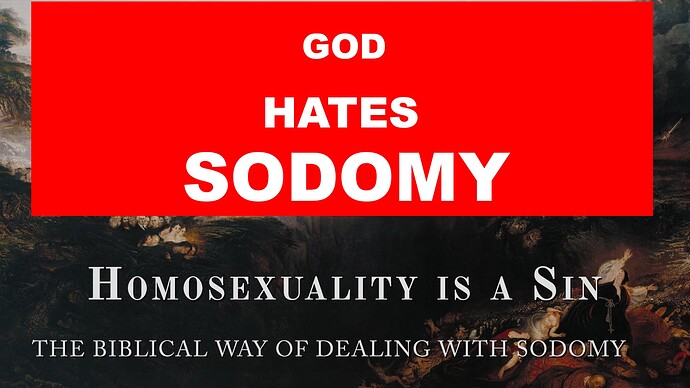 GOD HATES SODOMY