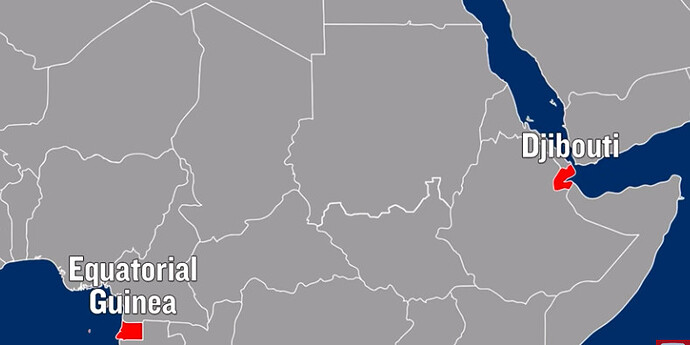 Djibouti and Equatorial Guinea