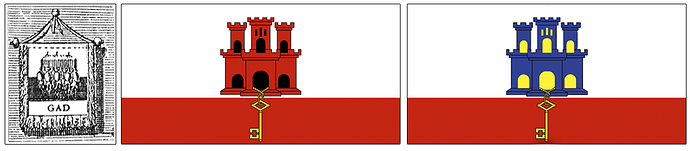 Gad Gibraltar Flags
