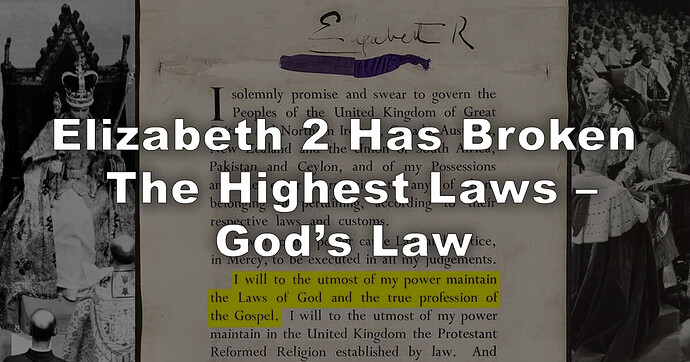 Elizabeth 2 Has Broken The Highest Laws