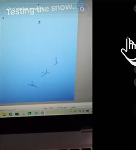 snow_test_drawing_on_screen