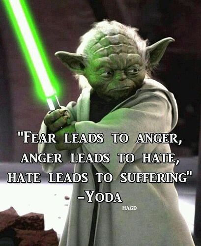 fear saying with YoDa