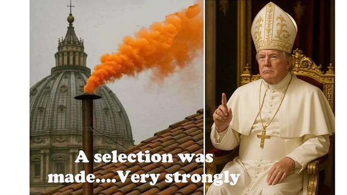 trump pope
