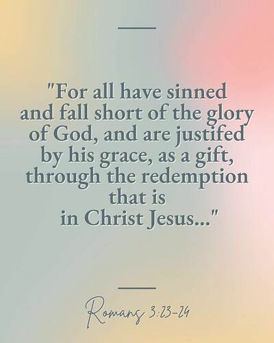 fall short of The Glory of God