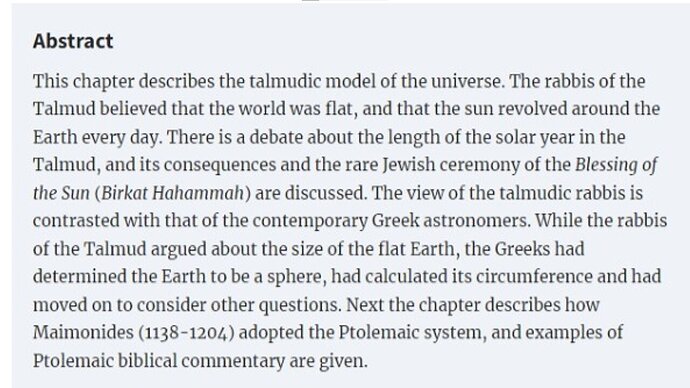 TalmudFlatEarth