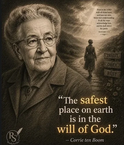 Safest place on earth is in the Will of God
