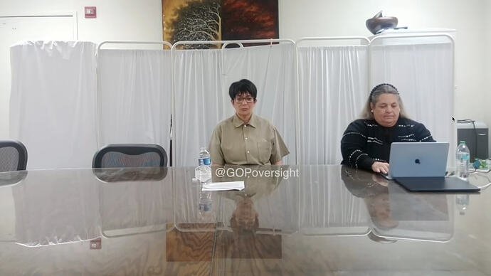 two_people_sitting_at_a_table_with_partitions_between_them