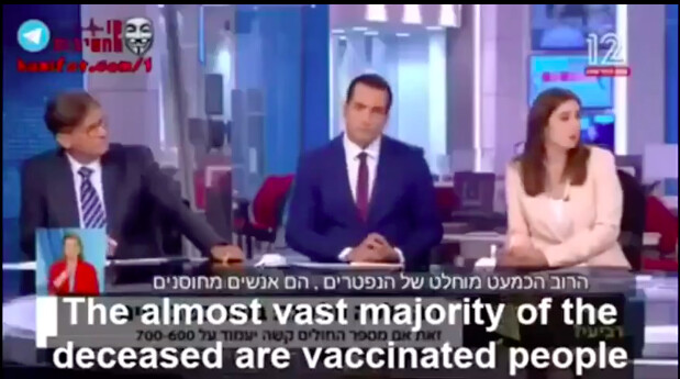 State of Israel vaxxed are dying
