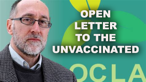 OPEN LETTER TO THE UNVACCINATED