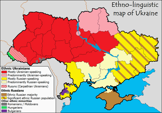 ukraine ethnic make up