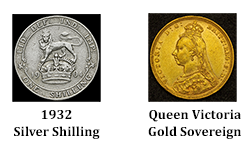 Precious metal coinage smaller
