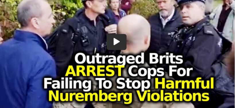 Outraged Brits arrest cops