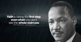 Faith is taking first step MLK