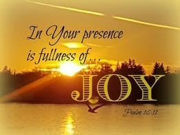 In HIS Presence is JOY